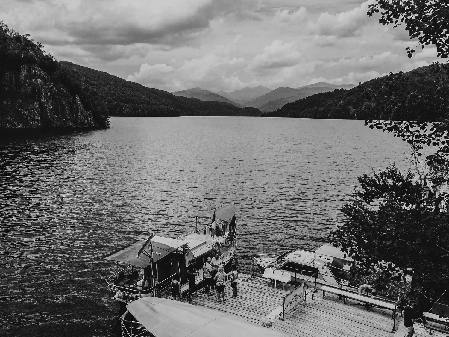 Vidraru lake in Romania